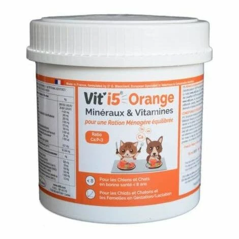 OSALIA Complément Vit'I5 Orange Pour Chien Et Chat Pot De 600gr 3 OSALIA Complément Vit'I5 Orange Pour Chien Et Chat Pot De 600gr