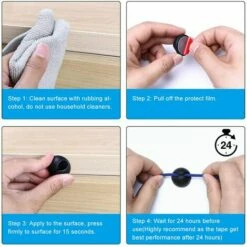 FVO Clips Câbles Durables, Rangements De Câbles Et Serre-câbles, Maintient Et Cache-câbles De Bureau, Organiseur Et Gestion De Câbles De Recharge Pour TV Ordinateur PC Portable Maison Et Bureau, 10 Pcs -Alimentation Pour Chien Boutique 67000045 3