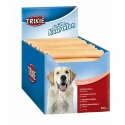TRIXIE Rouleau à Mâcher, Fourré, Au Saumon, 12 Cm, 22 G -Alimentation Pour Chien Boutique 6983323 3