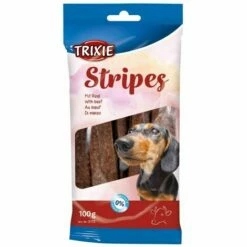 TRIXIE Stripes, Au Boeuf, 10 Pcs/100 G