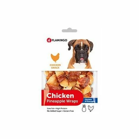 FLAMINGO Chick'n Snack Pineapple Wrap 85gr. 3 FLAMINGO Chick'n Snack Pineapple Wrap 85gr.