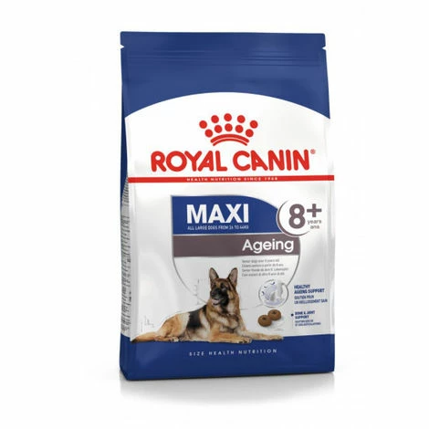 Croquettes Royal Canin Maxi Ageing 8+ Sac 15 Kg 3 Croquettes Royal Canin Maxi Ageing 8+ Sac 15 Kg