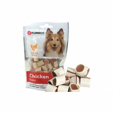 Chick'n Sushi Flamingo Pour Chiens 3 Chick'n Sushi Flamingo Pour Chiens