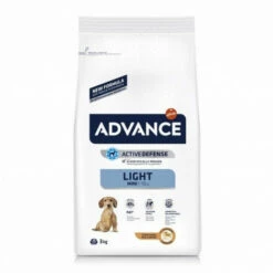 Croquettes Advance Pour Chiens Mini Light Sac 3 Kg