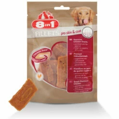 8IN1 Friandises Pour Chien Pro Skin & Coat Saveur Poulet 8 In 1 Fillets 80 G