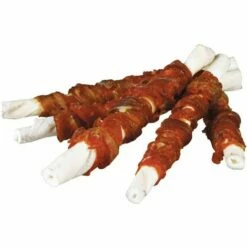 TRIXIE Denta Fun Buffalo Chewing Rolls, 12 Cm, 5 Pcs/70 G