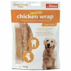 CHADOG Peau De Poulet Roulee 100g -Alimentation Pour Chien Boutique 9773876 2
